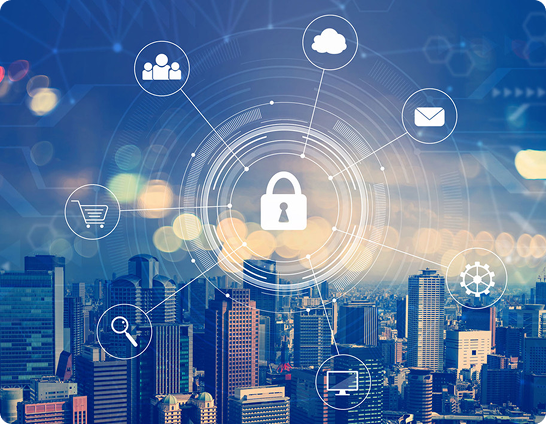 Cybersecurity digital network